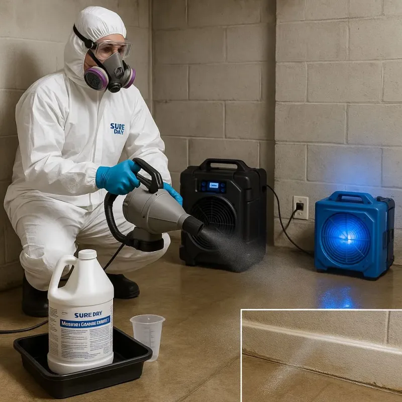 Sanitization and Odor Removal process in Green Springs, OH