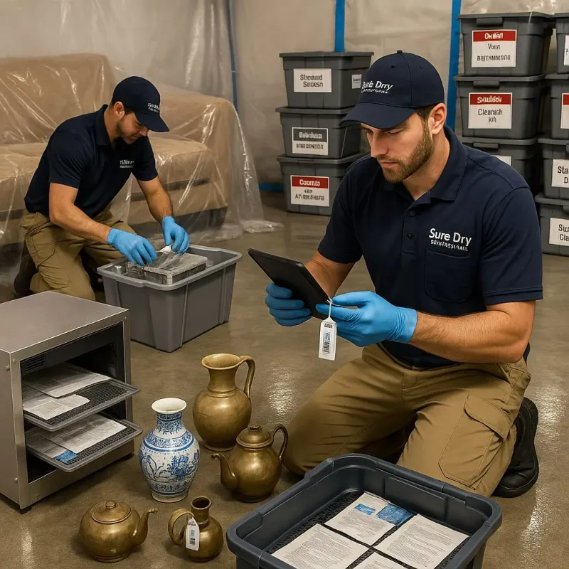Content Protection and Restoration process in Green Springs, OH